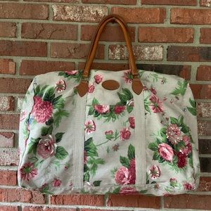 •Vintage• Gitano Large Floral Travel Duffel Bag